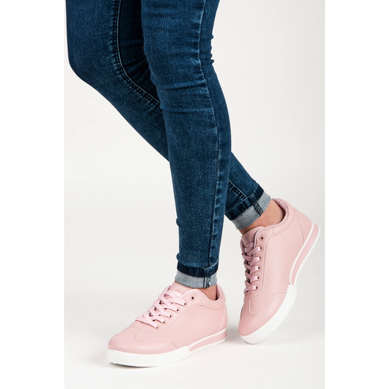 Vices Chaussures de sport roses 1