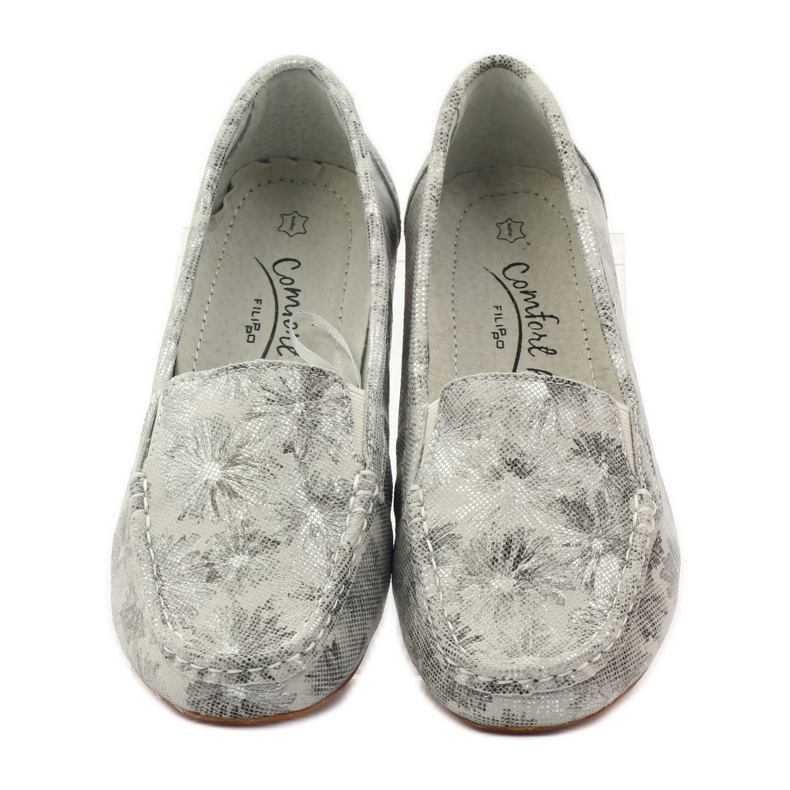 Filippo Mocassins Lordsy gris pour femme F 006 4