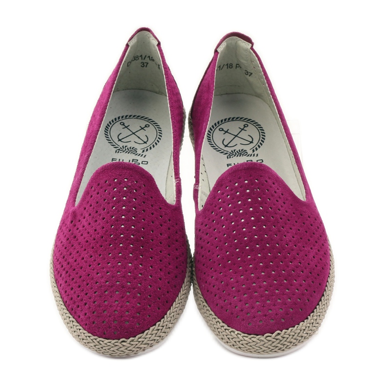 Filippo Espadrilles ballerines Lordsy F 081 fuchsia rose 4