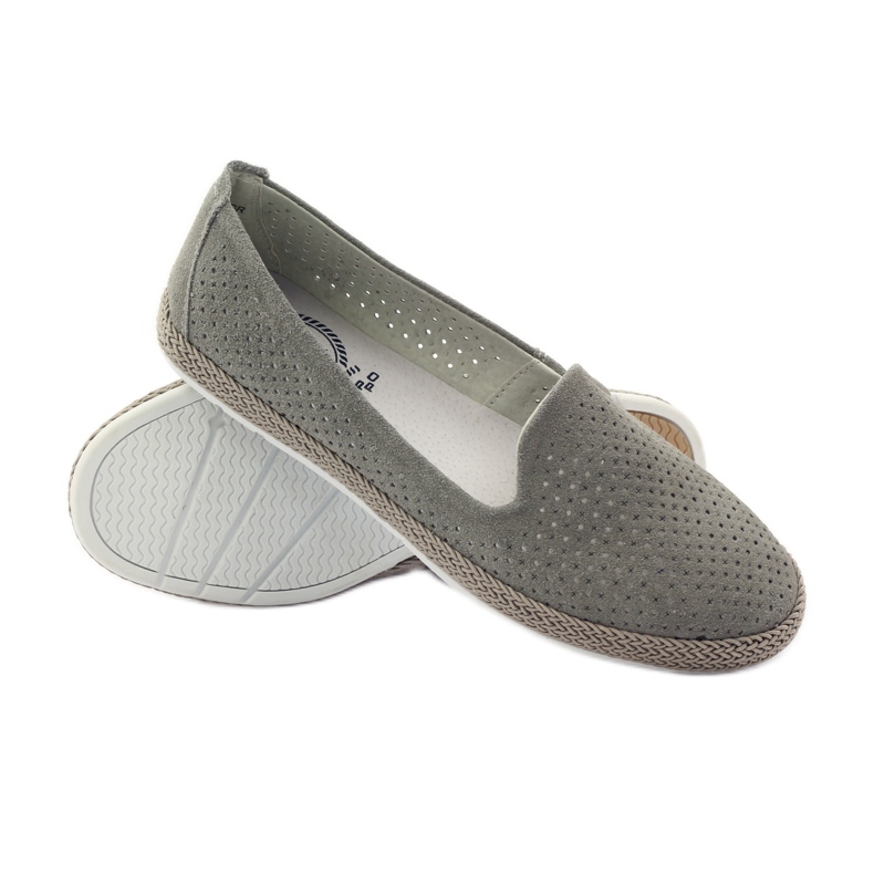 Filippo Ballerines Lords grises Espadrilles F 081 3
