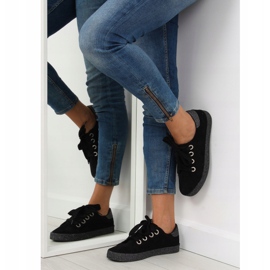 Baskets noires pour femmes AK03P Noir gris 1