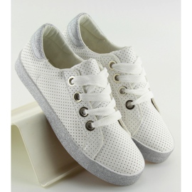 Baskets femme blanches AK03P Blanc 5