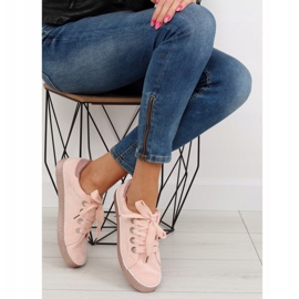 Baskets roses pour femmes AK03P Rose 2 Baskets roses pour femmes AK03P Rose 2