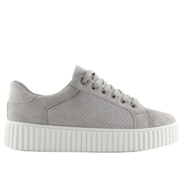 Baskets creepers grises AX02 grises 2