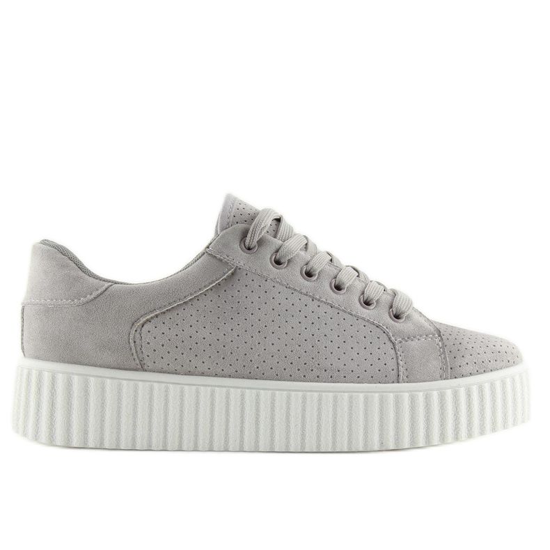 Baskets creepers grises AX02 grises 2