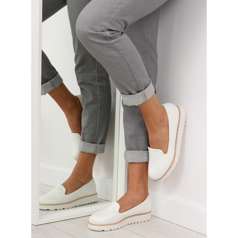 Mocassins lordsy blancs T309P Blanc 1