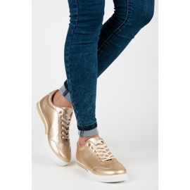 Vices Chaussures de sport dorées 2