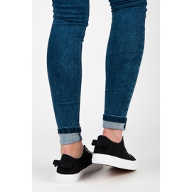 Baskets noires à nœud 2