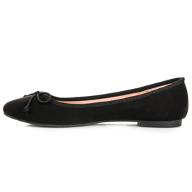Seastar Ballerines en daim noir le noir 3