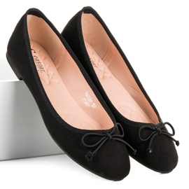 Seastar Ballerines en daim noir le noir 5