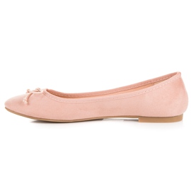 Seastar Ballerines en daim roses 5