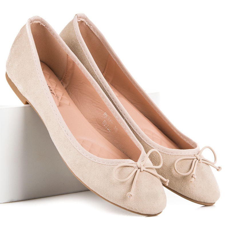 Seastar Ballerines en daim beige 2