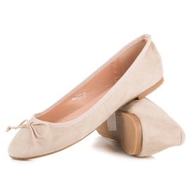 Seastar Ballerines en daim beige 3