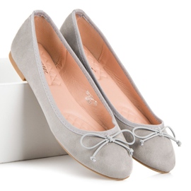 Seastar Ballerines en daim grises 5
