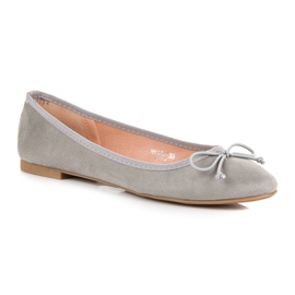 Seastar Ballerines en daim grises 2
