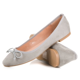 Seastar Ballerines en daim grises 4
