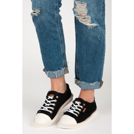 Seastar Espadrilles à lacets noir 1