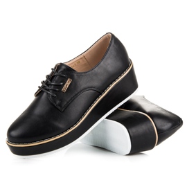 Vices Étaux pour chaussures compensées nouées noir 2