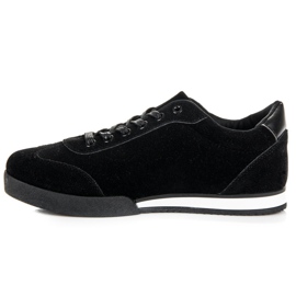 Vices pour chaussures de sport en daim le noir 2