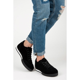 Vices pour chaussures de sport en daim le noir 6
