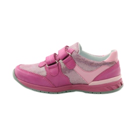 Chaussures pour filles avec une fleur Ren But 3265 rose gris 2 Chaussures pour filles avec une fleur Ren But 3265 rose gris 2