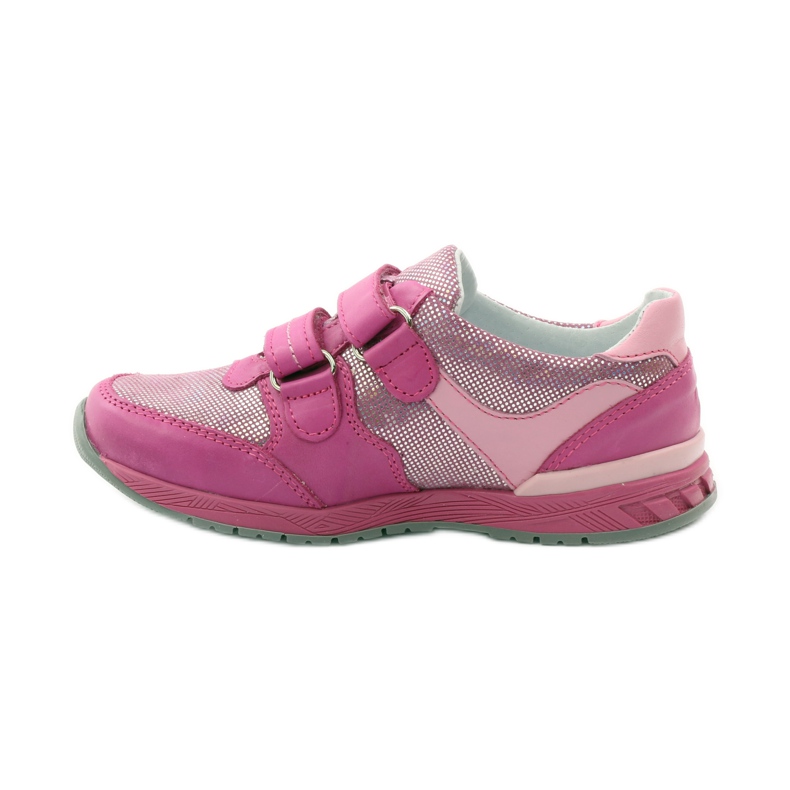 Chaussures pour filles avec une fleur Ren But 3265 rose gris 2 Chaussures pour filles avec une fleur Ren But 3265 rose gris 2