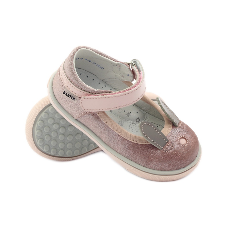 Ballerines lapin Bartek 31908 rose pailleté 3 Ballerines lapin Bartek 31908 rose pailleté 3