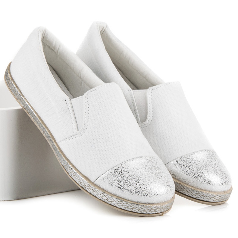 Mtt Sport Espadrilles blanches à enfiler 1