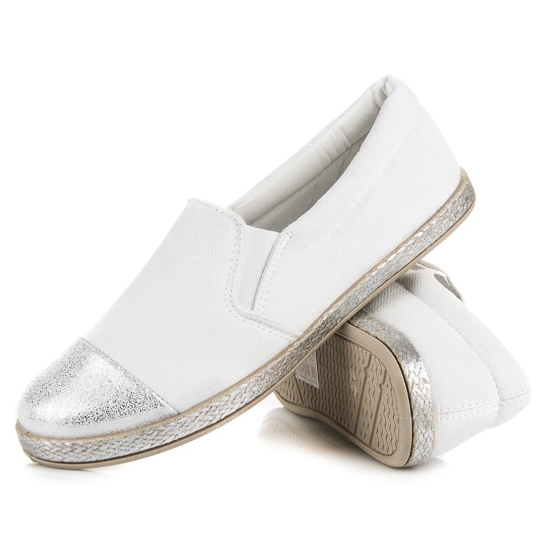 Mtt Sport Espadrilles blanches à enfiler 2
