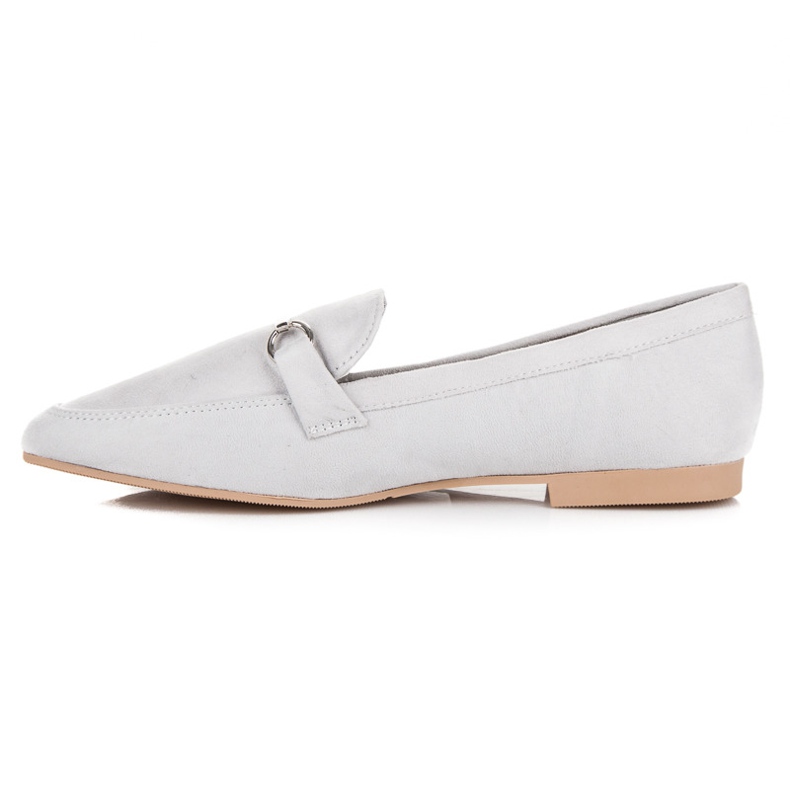 Mocassins VICES pour femme gris 1