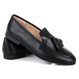 Mocassins à franges VICES noirs le noir 2