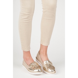 Mocassins sur la plate-forme des vices jaune 5