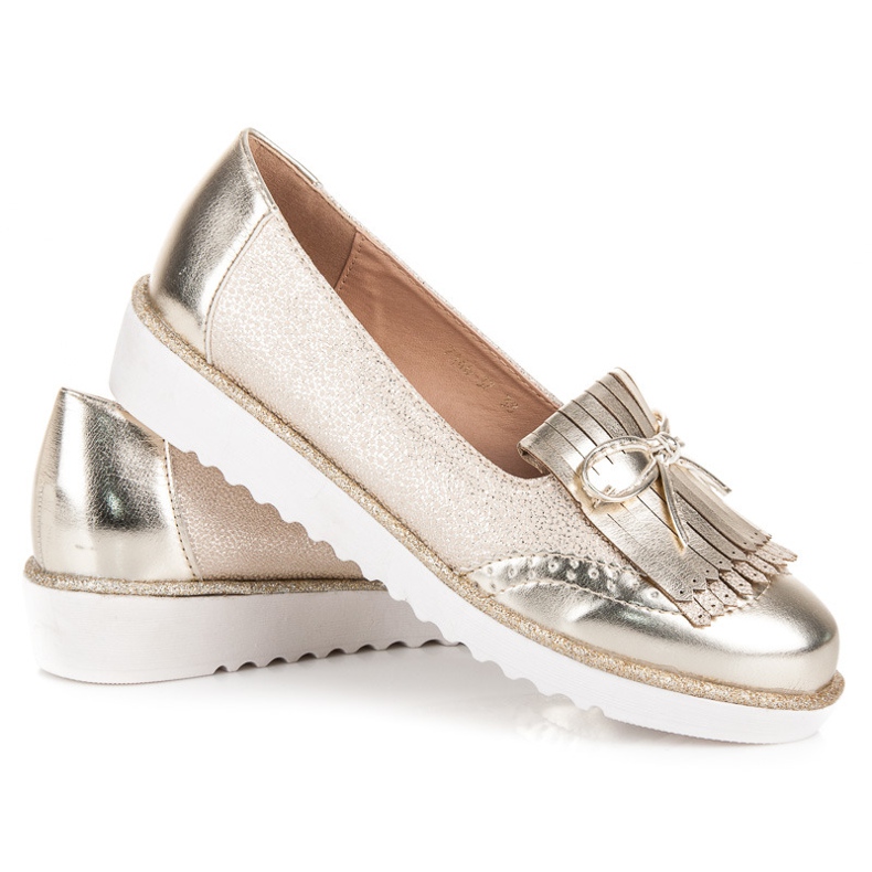 Mocassins sur la plate-forme des vices jaune 2