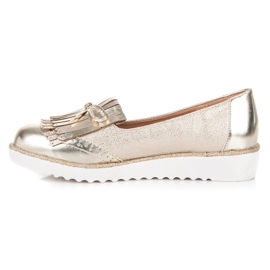 Mocassins sur la plate-forme des vices jaune 4