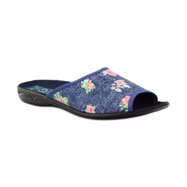 Chaussons Adanex en denim rose, femmes bleu vert rouge 1