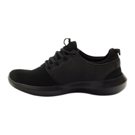 American Club Chaussures de sport pour femmes du joggggy 1772 noir le noir 2