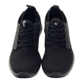 American Club Chaussures de sport pour femmes du joggggy 1772 noir le noir 4