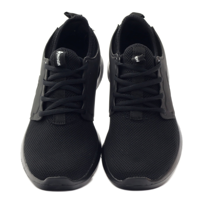 American Club Chaussures de sport pour femmes du joggggy 1772 noir le noir 4