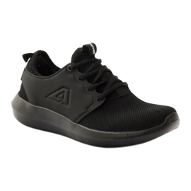 American Club Chaussures de jogging de sport pour hommes American 1772 noir 1