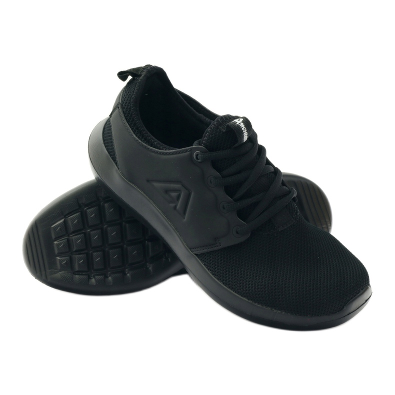 American Club Chaussures de jogging de sport pour hommes American 1772 noir 3