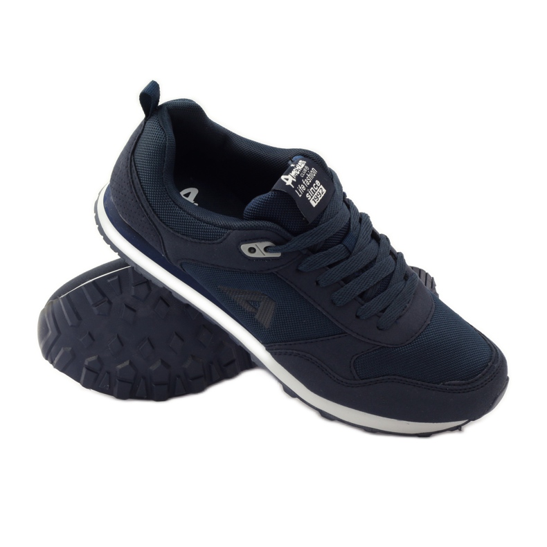 American Club Jogging américain 1754 bleu marine 3