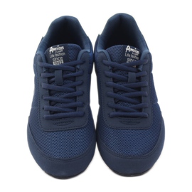 American Club Jogging américain 7066 bleu marine blanc 4