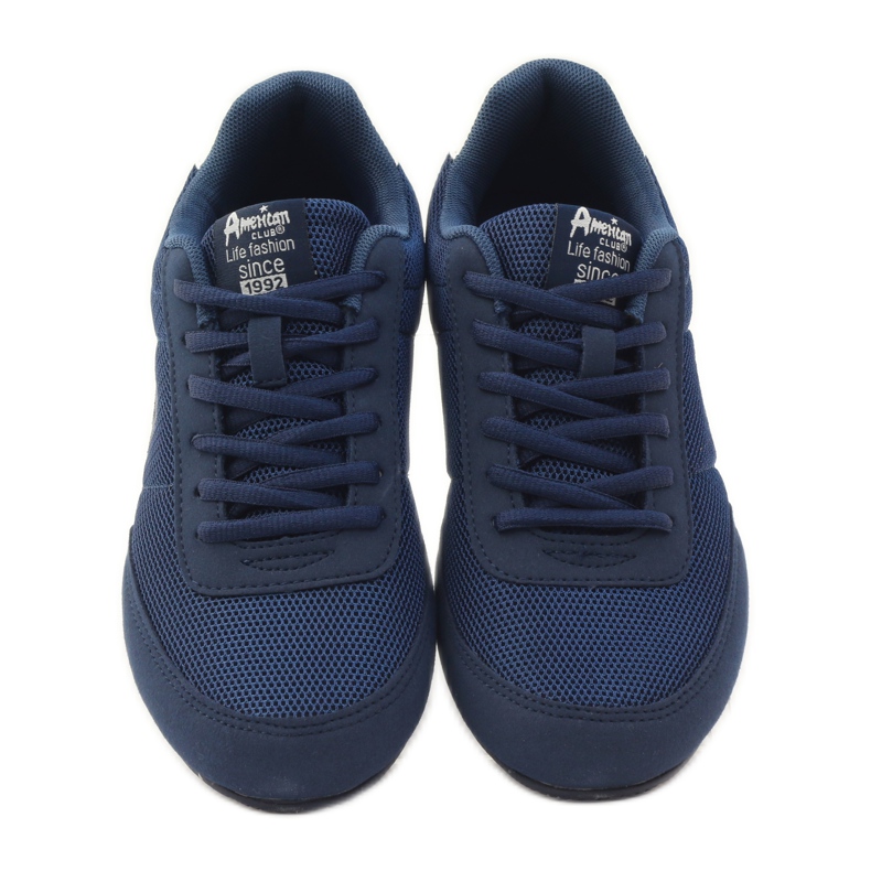 American Club Jogging américain 7066 bleu marine blanc 4