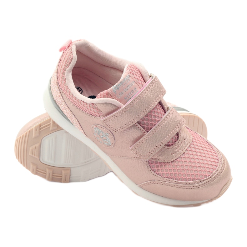American Club Sports Velcro Américain 16211 rose 3