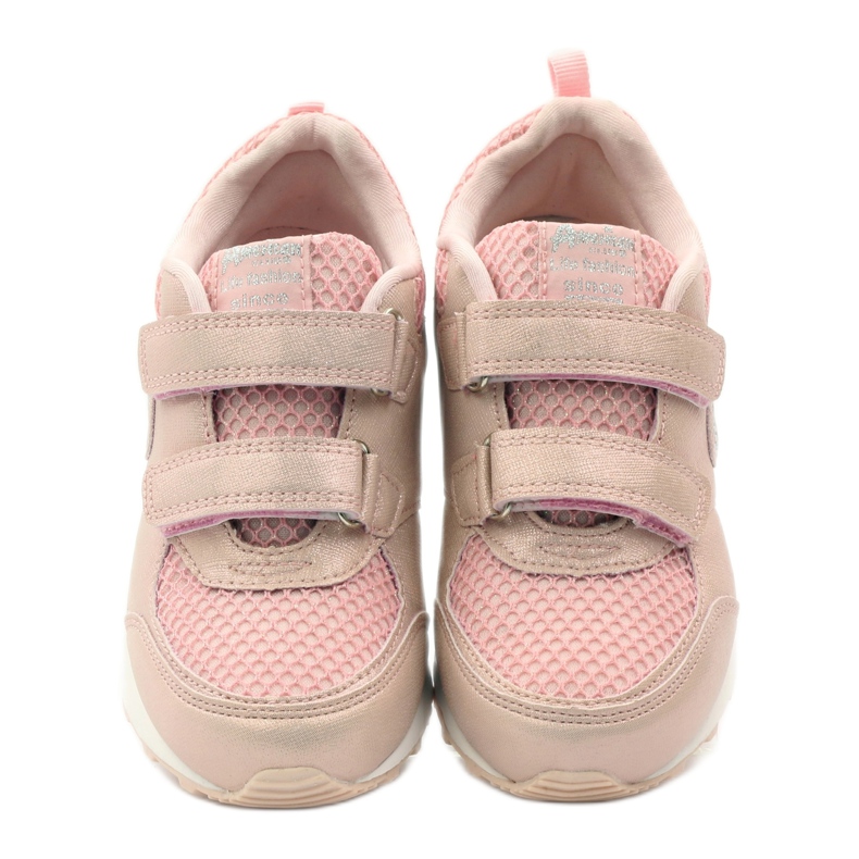 American Club Sports Velcro Américain 16211 rose 4