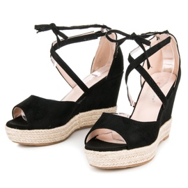 Seastar Espadrilles nouées sur le coin le noir 6