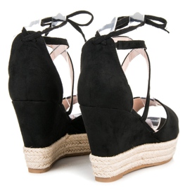 Seastar Espadrilles nouées sur le coin le noir 5