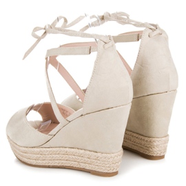 Seastar Espadrilles nouées sur le coin brun 5