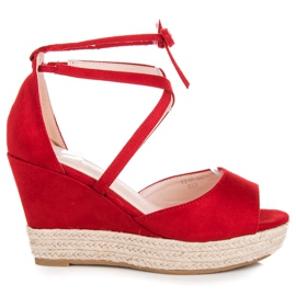 Seastar Espadrilles nouées sur le coin rouge 4