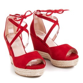 Seastar Espadrilles nouées sur le coin rouge 7